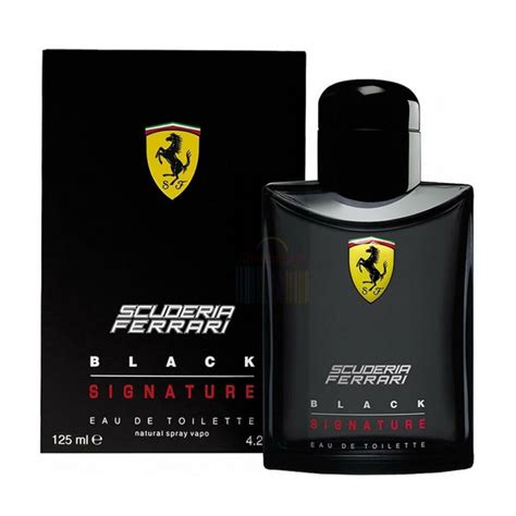 perfume scuderia ferrari black signature